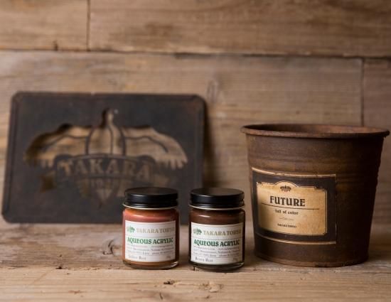 錆エイジングけん玉アンティーク調 錆エイジング塗料セット - TAKARATORYO ORIGINAL PAINT SHOP