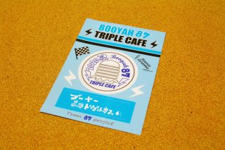 TRIPLE CAFE × Booyah コラボステッカー