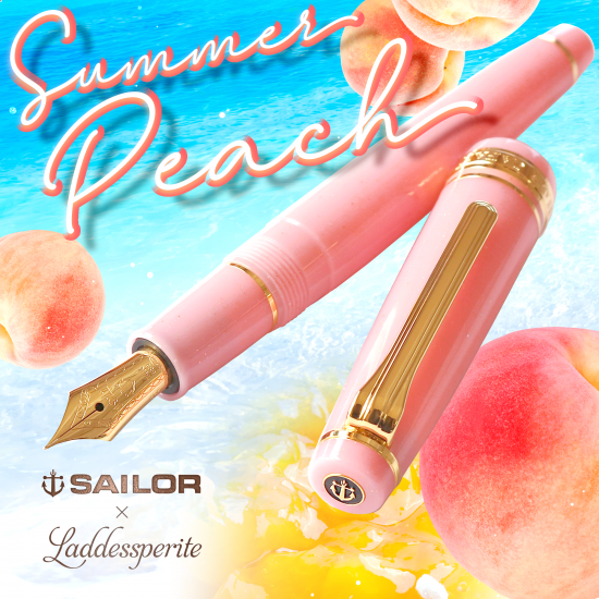 SAILOR × Laddessperite オリジナル万年筆【 Summer Peach 】 - Laddessperite