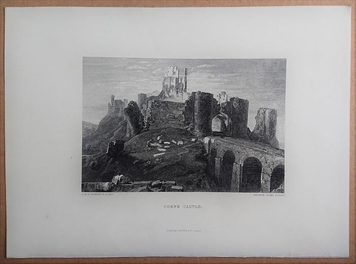 1865年 J.M.W.Turner Turner Gallery コーフ城 Corfe Castle