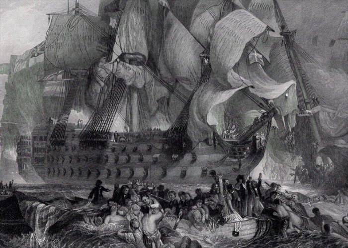1865年 J.M.W.Turner Turner Gallery トラファルガーの海戦 The Battle 