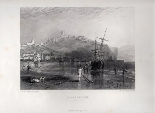 1865年 J.M.W.Turner Turner Gallery イギリスの港より スカーバラ Scarborough ノース・ヨークシャー州