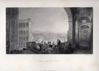 1865年 J.M.W.Turner Turner Gallery バチカン宮殿から眺めたローマ Rome from the Vatican