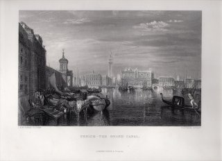 1865ǯ J.M.W.Turner Turner Gallery ͥĥ ʥ롦 Venice - The Grand Canal ί©ζ ɥ Ǵ