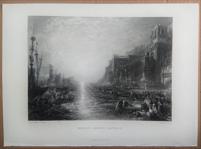 1865年 J.M.W.Turner Turner Gallery レグルス将軍 Regulus Leaving 