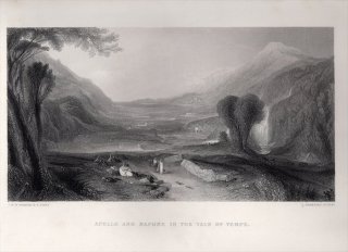 1865年 J.M.W.Turner Turner Gallery アポロとダフネの神話 Apollo and Daphne in the Vale of Tempe