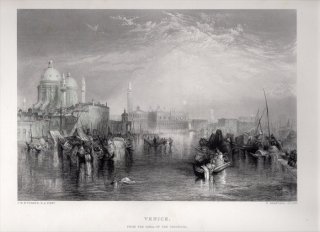 1865年 J.M.W.Turner Turner Gallery ジュデッカ運河から望むヴェネツィア Venice