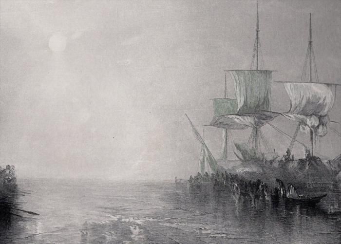 1865年 J.M.W.Turner Turner Gallery 万歳！捕鯨船エレブスがもう一頭