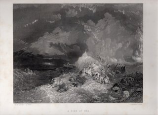 1865ǯ J.M.W.Turner Turner Gallery  A Fire at Sea