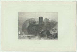 1853年 J.M.W.Turner The Rivers of France Pl.29 タンカルヴィル城 Tancarville ノルマンディー