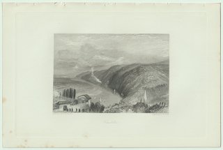 1853年 J.M.W.Turner The Rivers of France Pl.33 コドゥベック Caudebec ノルマンディー