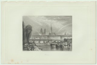 1853年 J.M.W.Turner The Rivers of France Pl.37 ルーアン大聖堂 Rouen セーヌ川