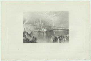 1853ǯ J.M.W.Turner The Rivers of France Pl.39 롼 Rouen 