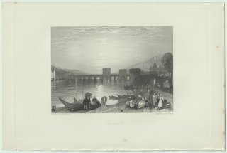 1853年 J.M.W.Turner The Rivers of France Pl.43 ヴェルノン Vernon セーヌ川 ノルマンディー