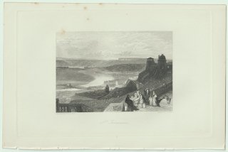 1853年 J.M.W.Turner The Rivers of France Pl.48 サン・ジェルマン・アン・レー Saint Germains テラスからマルリー水道橋方面を望む