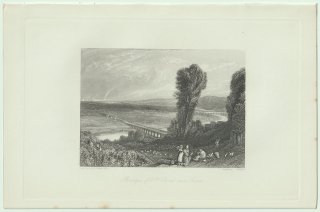 1853年 J.M.W.Turner The Rivers of France Pl.50 パリ西郊 サン・クルー セーヴル Bridges of Saint Cloud and Sevres