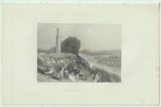 1853年 J.M.W.Turner The Rivers of France Pl.51 パリ西郊 サン・クルー ランタン・ド・デモステーヌ塔 The Lanterne at St.Cloud