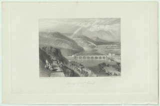 1853年 J.M.W.Turner The Rivers of France Pl.52 セーヴルからセーヌ川 サン・クルー橋の眺望 Bridge of St. Cloud From Sevres