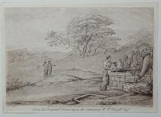 1819ǯ Claude Lorrain ¤ν No.8 ͤΥ٥å A Landscape Rebecca at the Well