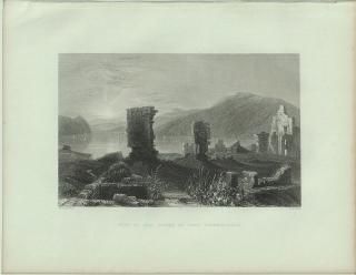 1840ǯ Bartlett ꥫ ǥפį˾ View of the Ruins of Fort Ticonderoga