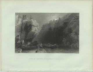 1840ǯ Bartlett ꥫ ȥ롦ե륺նΥ꡼Ϥį View of the Erie Canal, near Little Falls