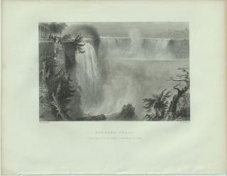 1840ǯ Bartlett ꥫ ʥ ꥫ¦ΤϤξ夫 Niagara Falls