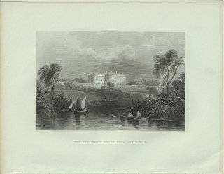 1840ǯ Bartlett ꥫ ˾δš The Presidents House, from the River եǥե