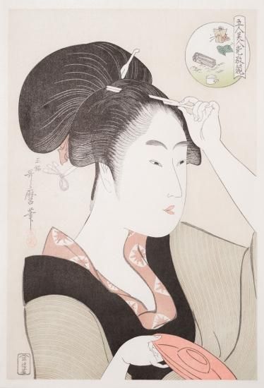 芝住の江/喜多川歌麿/五人美人愛敬競--Suminoe from Shiba 芝住の江/喜多川歌麿/五人美人愛敬競--Suminoe from Shiba