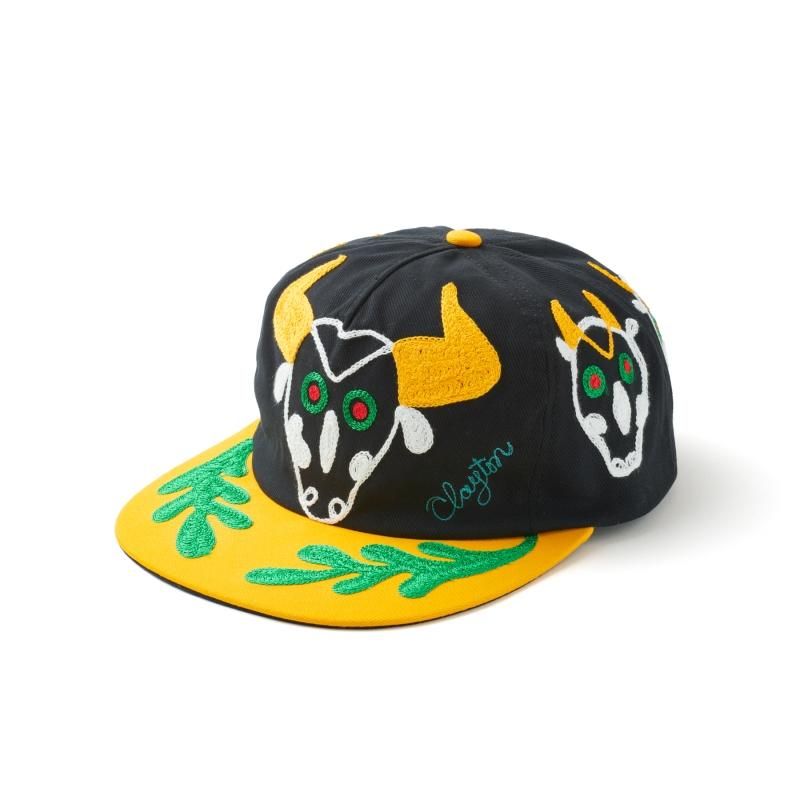 CP / BULL chain stitch embroidery CAP - Tea Club and The Society Store