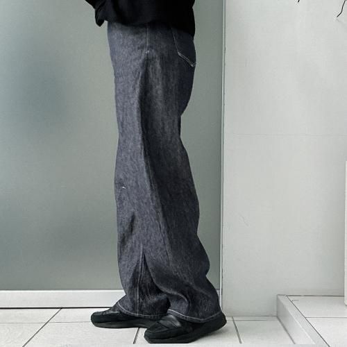 【新品未使用】Munich リネンコットンクロスバレルコート リネンコットンクロスバレルパンツ-Munich、ミューニック