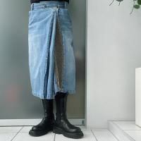＜予約＞DU_TANGOボアデニムスカート