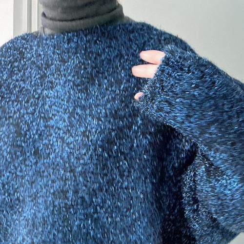 DU TANGO/デュタンゴ　ZIPタートルニット（チャコール）Free 日本製 DU TANGO/デュタンゴ ZIPタートルニット（チャコール）Free 日本製