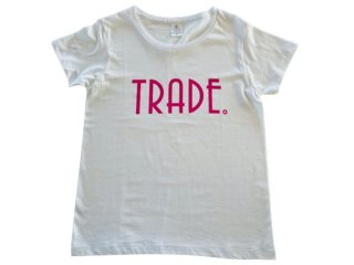 TRADE　【オリジナルシャツ】　白＜半袖＞