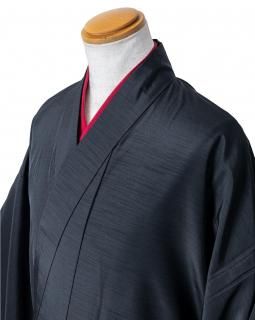 甚平：しじら/黒縞 - 男着物&メンズ浴衣専門店『藤木屋』