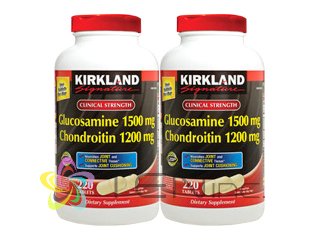 カークランド・グルコサミン&コンドロイチン 2ボトル(220錠×2）(USA/e-pelicanMailplus)