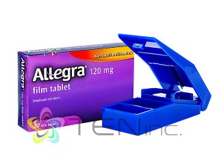 アレグラ120mg 1箱20錠+ピルカッター1個(アメリカ製/国際書留)