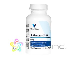 アスタキサンチン（Astaxanthin）6mg 1ボトル60ソフトジェル(バイタルミー/USA製/国際書留) 