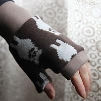 指なしミトンご案内……… かぞくミトン - polka drops