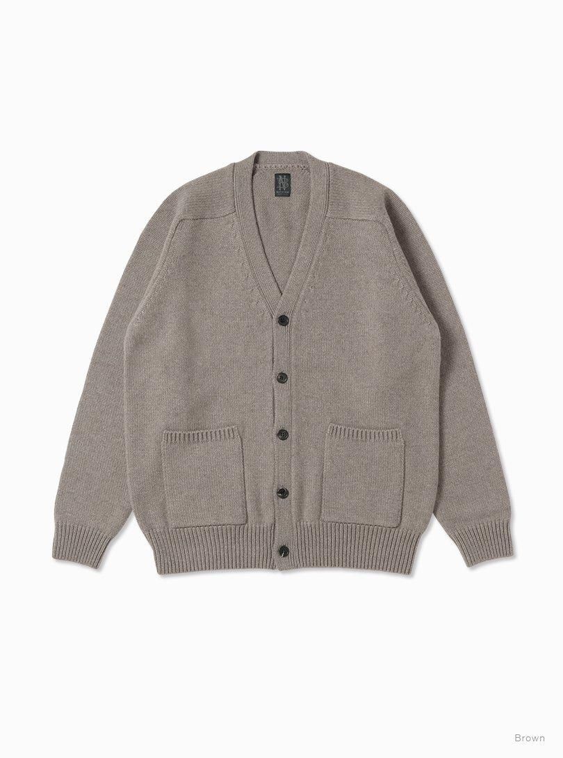 美品 BATONER イノセント カシミヤ Vネック カーディガン サイド4 Essential HEAVY WEIGHT INNOCENT CASHMERE V NECK CARDIGAN - BATONER