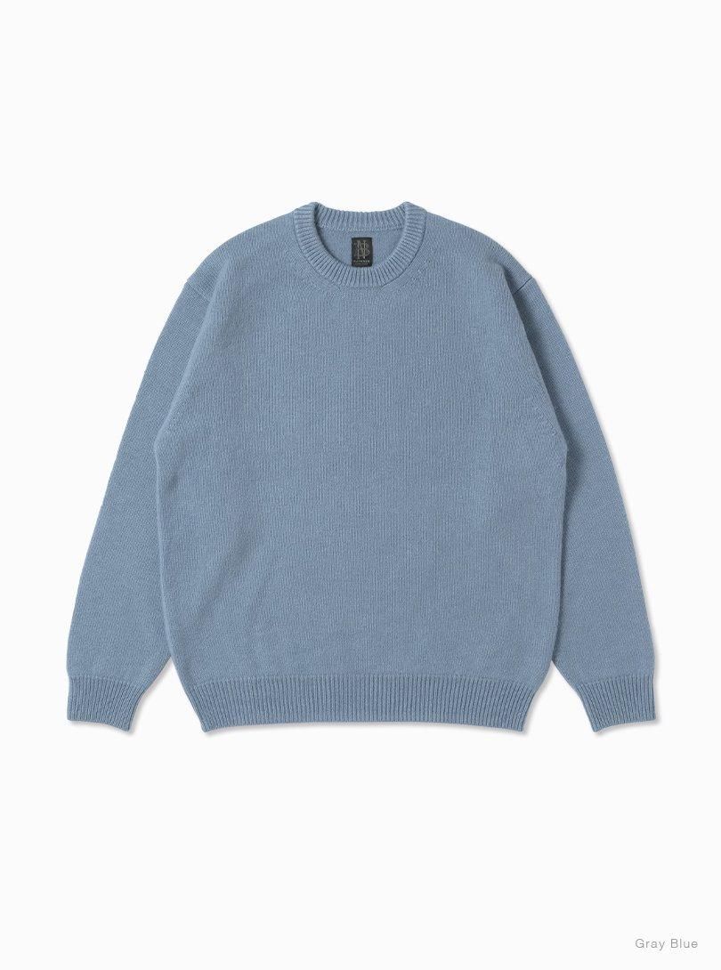 Essential MIDDLE WEIGHT INNOCENT CASHMERE CREW NECK - BATONER