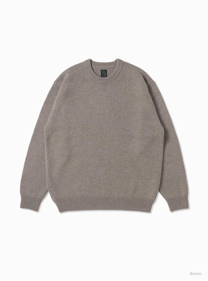 Essential MIDDLE WEIGHT INNOCENT CASHMERE CREW NECK - BATONER