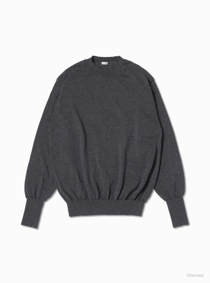 Men《Goat》SUMMER CASHMERE CREW NECK - BATONER｜ONLINE STORE