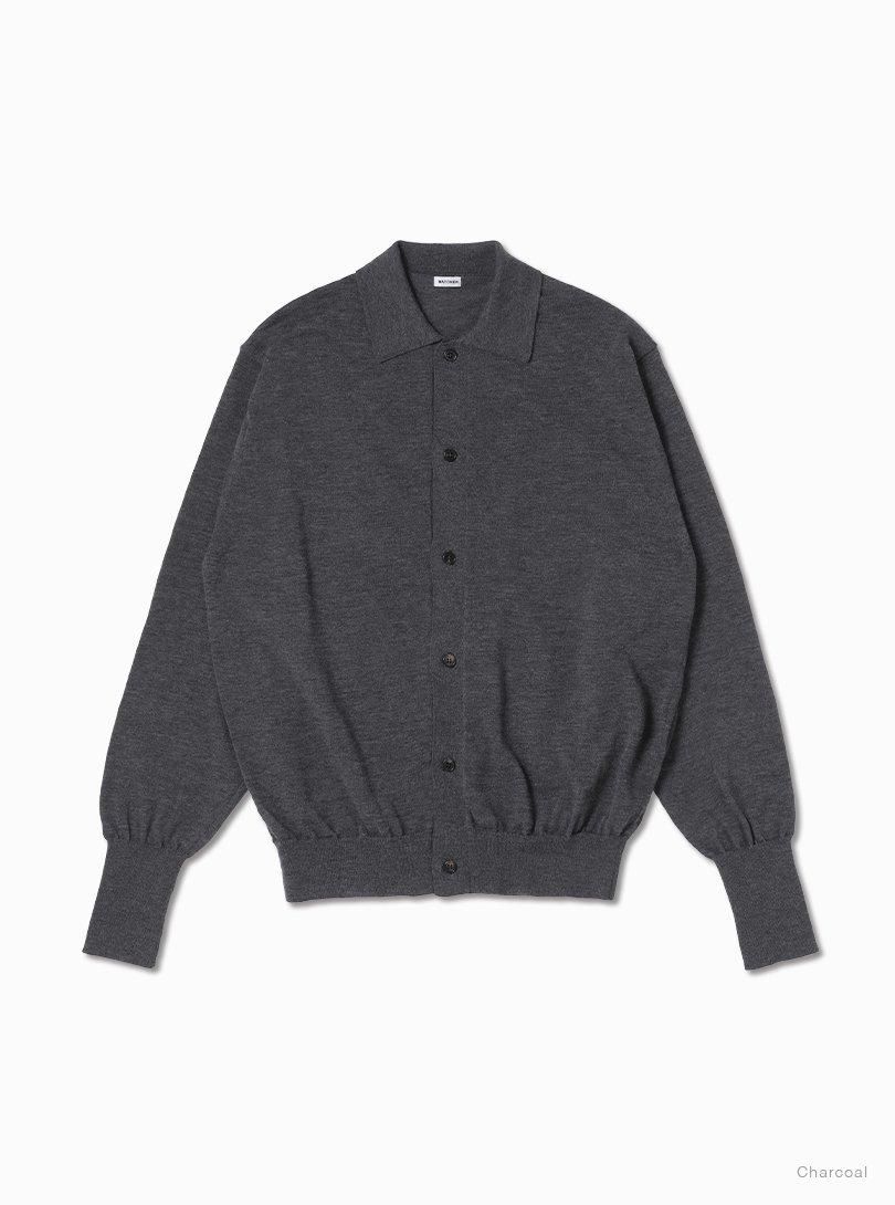 Men《Goat》SUMMER CASHMERE POLO CARDIGAN - BATONER｜ONLINE STORE