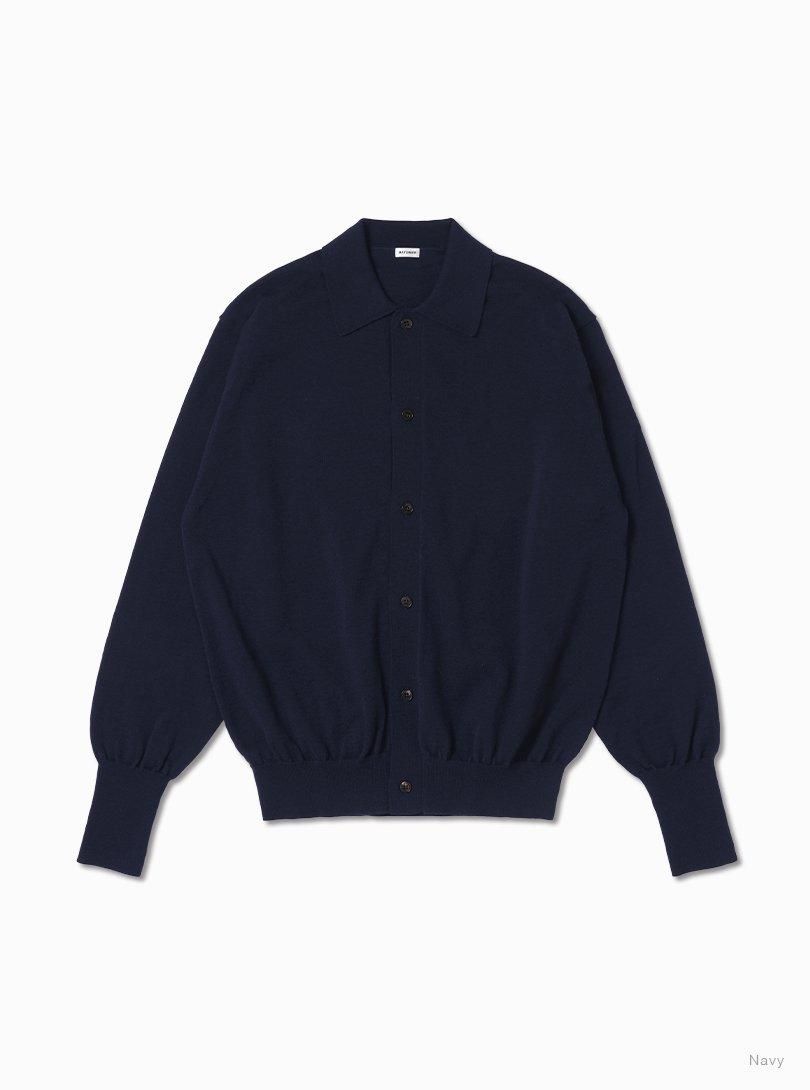Men《Goat》SUMMER CASHMERE POLO CARDIGAN - BATONER｜ONLINE STORE