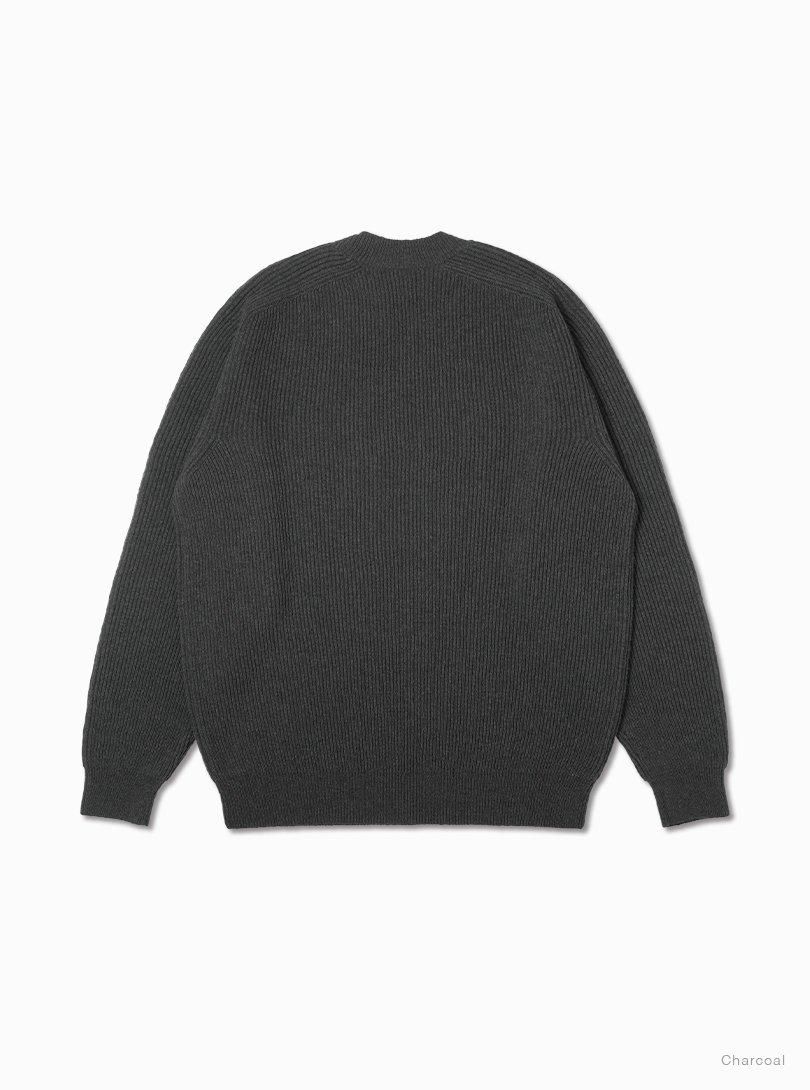 Men《Goat》REVERSE CASH RIB CREW NECK - BATONER｜ONLINE STORE