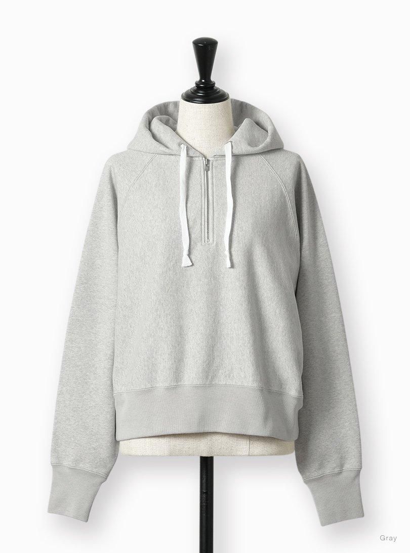 Women JUMBERCA URAKE HALF ZIP UP PARKER - BATONER｜ONLINE STORE