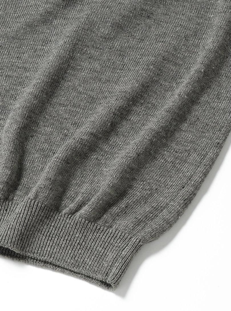 Men WASHED HIGH COUNT LINEN CREW NECK - BATONER|ONLINE STORE Men WASHED HIGH COUNT LINEN CREW NECK - BATONER|ONLINE STORE
