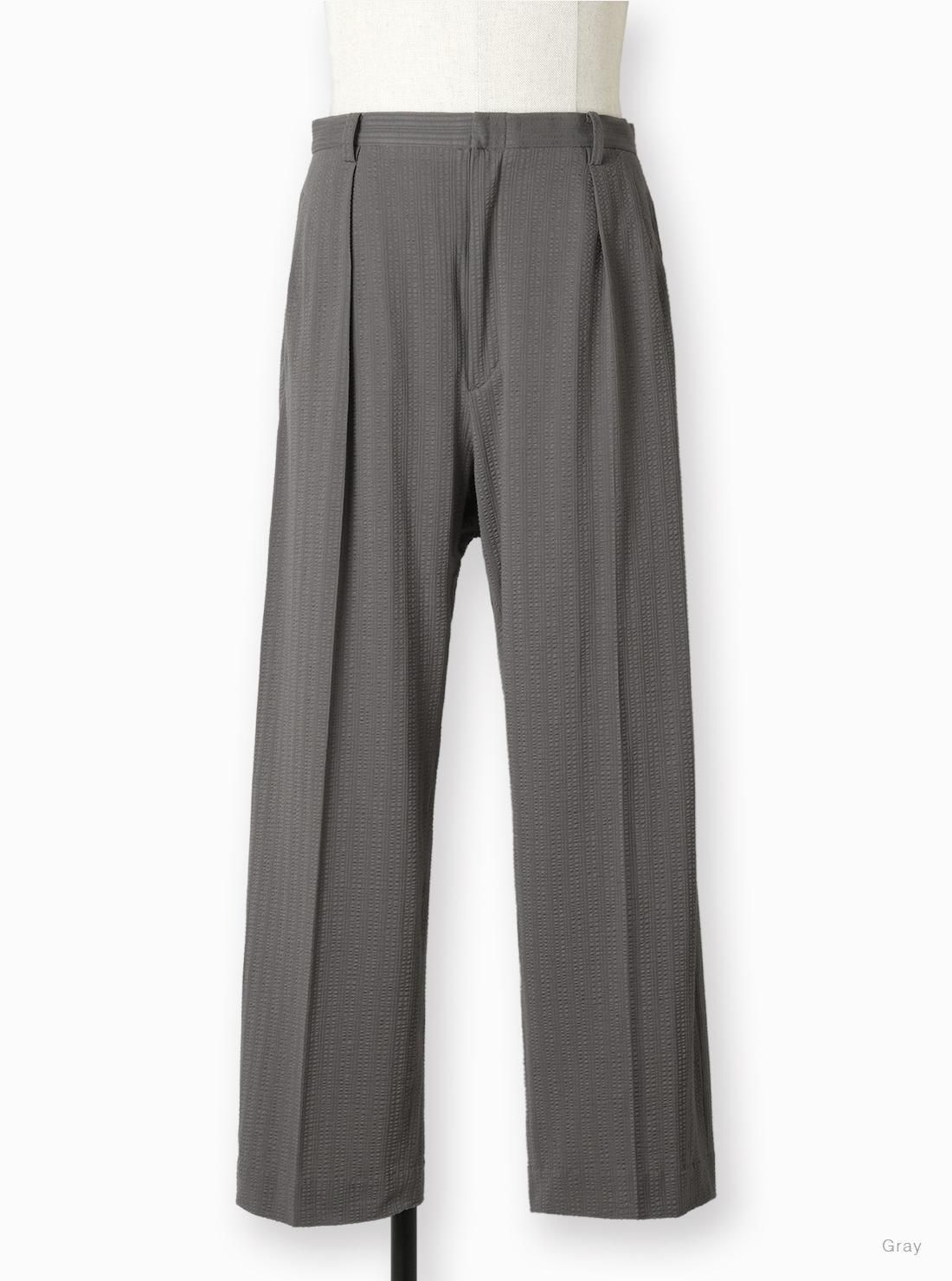 BATONERバトナー　ストレートパンツ Batoner / Cotton Silk Rib Pant | Dresswell（ドレスウェル）