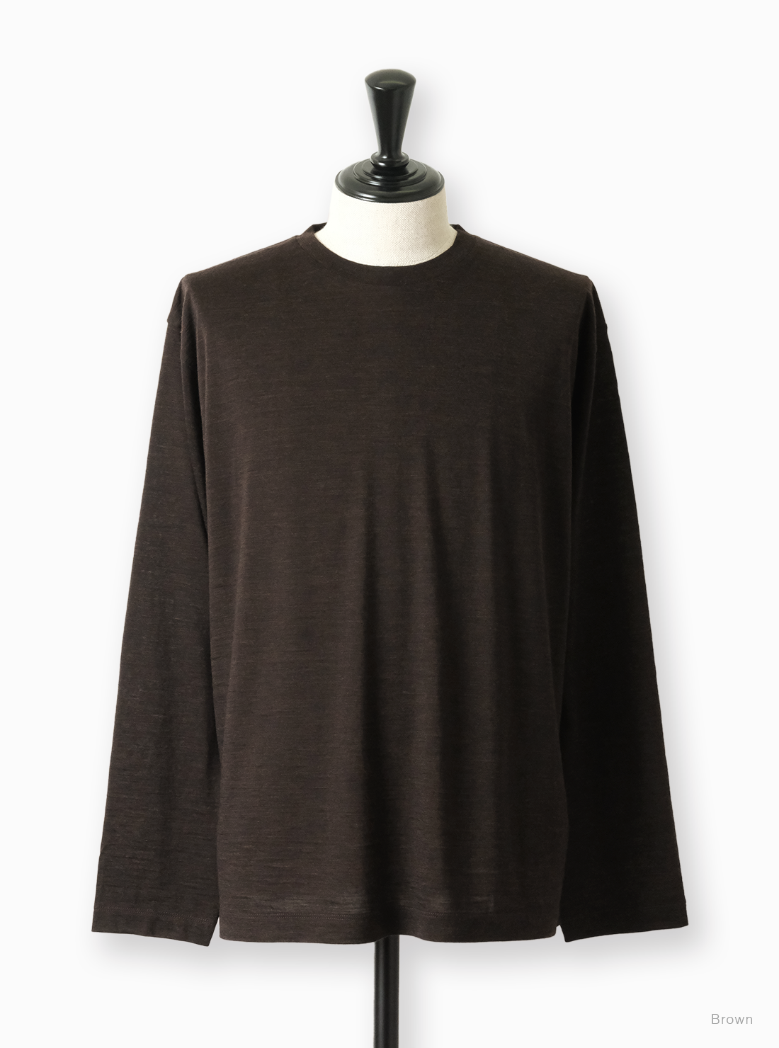 Batoner 4-SEASON WOOL CREW NECK 半袖 黒3 Men WOOL CREW NECK T-SHIRT - BATONER｜ONLINE STORE