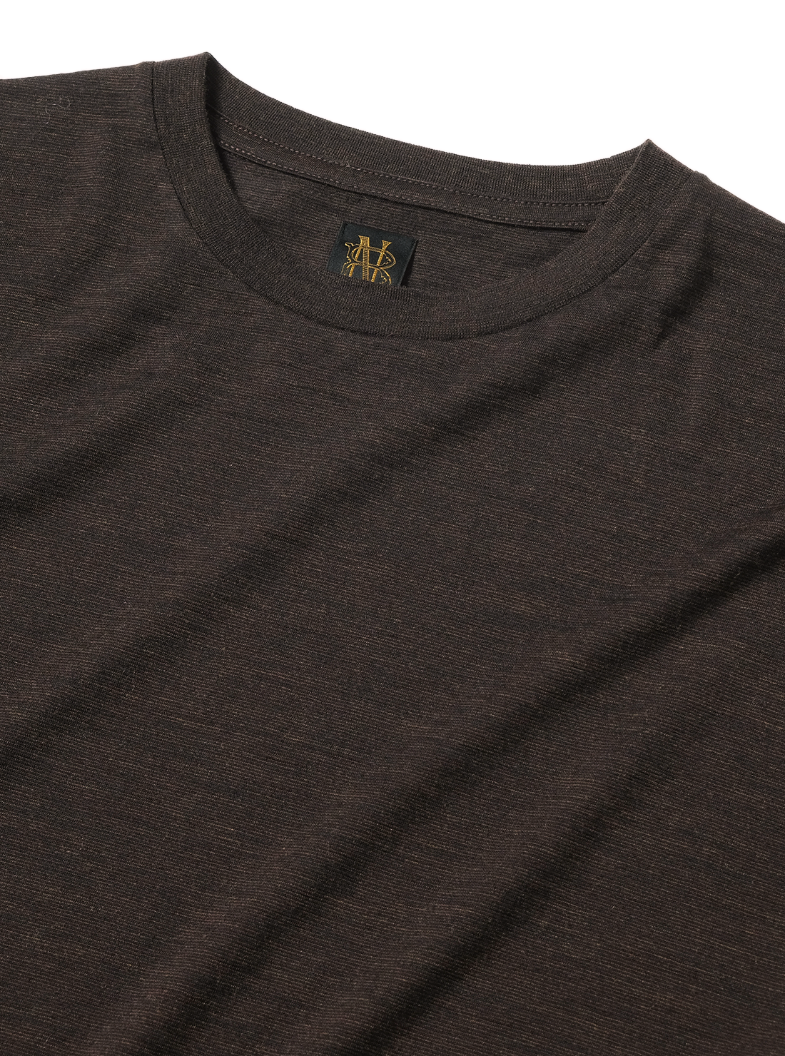 Men WOOL CREW NECK LONG SLEEVE T-SHIRT - BATONER｜ONLINE STORE